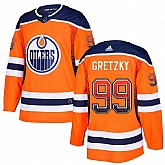 Oilers 99 Wayne Gretzky Orange Drift Fashion Adidas Jersey,baseball caps,new era cap wholesale,wholesale hats